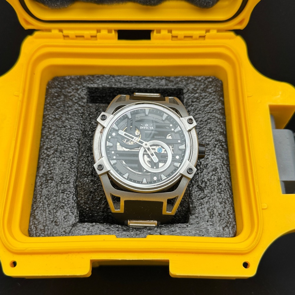 Invicta Akula 32353 Mens Automatic Skeleton Dial Stainless Steel Watch 52mm 100M - Picture 4 of 11
